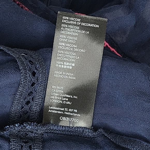 Anthropologie Embroidered Surplice Tunic Blouse OB1397700 Small NWT - Picture 9 of 10